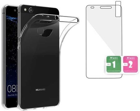 Etui Nakładka Slim +szkło do Huawei P10 Lite