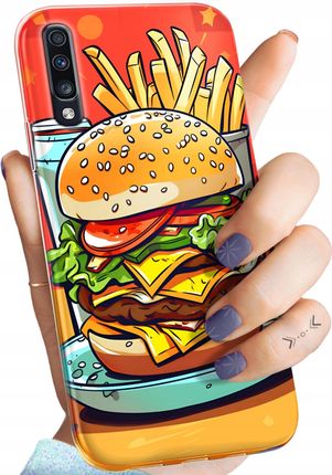Etumi Etui Do Samsung A70 Wzory Hamburger Burgery Fast-Food Jedzenie Obudowa Case