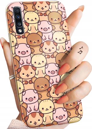 Etumi Etui Do Samsung A70 Wzory Zwierzęta Pieski Kotki Lamy Domowe Dziekie Case