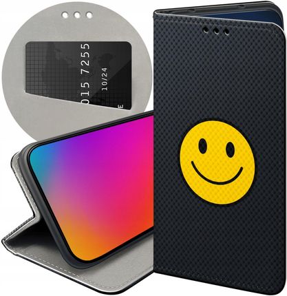 Etui Z Klapką Do Samsung Galaxy Xcover 3 Uśmiech Smile Emoji Futerał