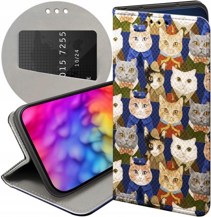 Etui Z Klapką Do Samsung Galaxy Xcover 3 Koty Kociaki Kotki Futerał