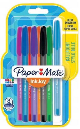 Paper Mate Długopis Zamykany Inkjoy Mix Kol 8Szt.