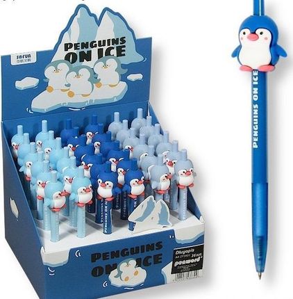 Penword Długopis Penguins On Ice 36Szt