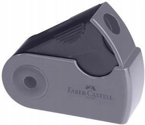 Faber-Castell Temperówka Z Pojemnikiem Szara