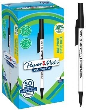 Paper Mate Długopis Kilometrico 1,0Mm Czarny 50Szt