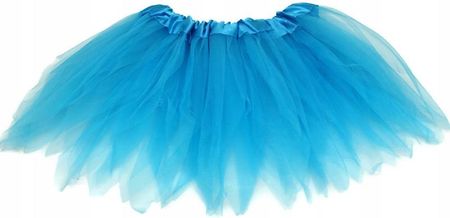 Spódnica tiulowa niebieska spódniczka tutu 30cm baletnicy P104
