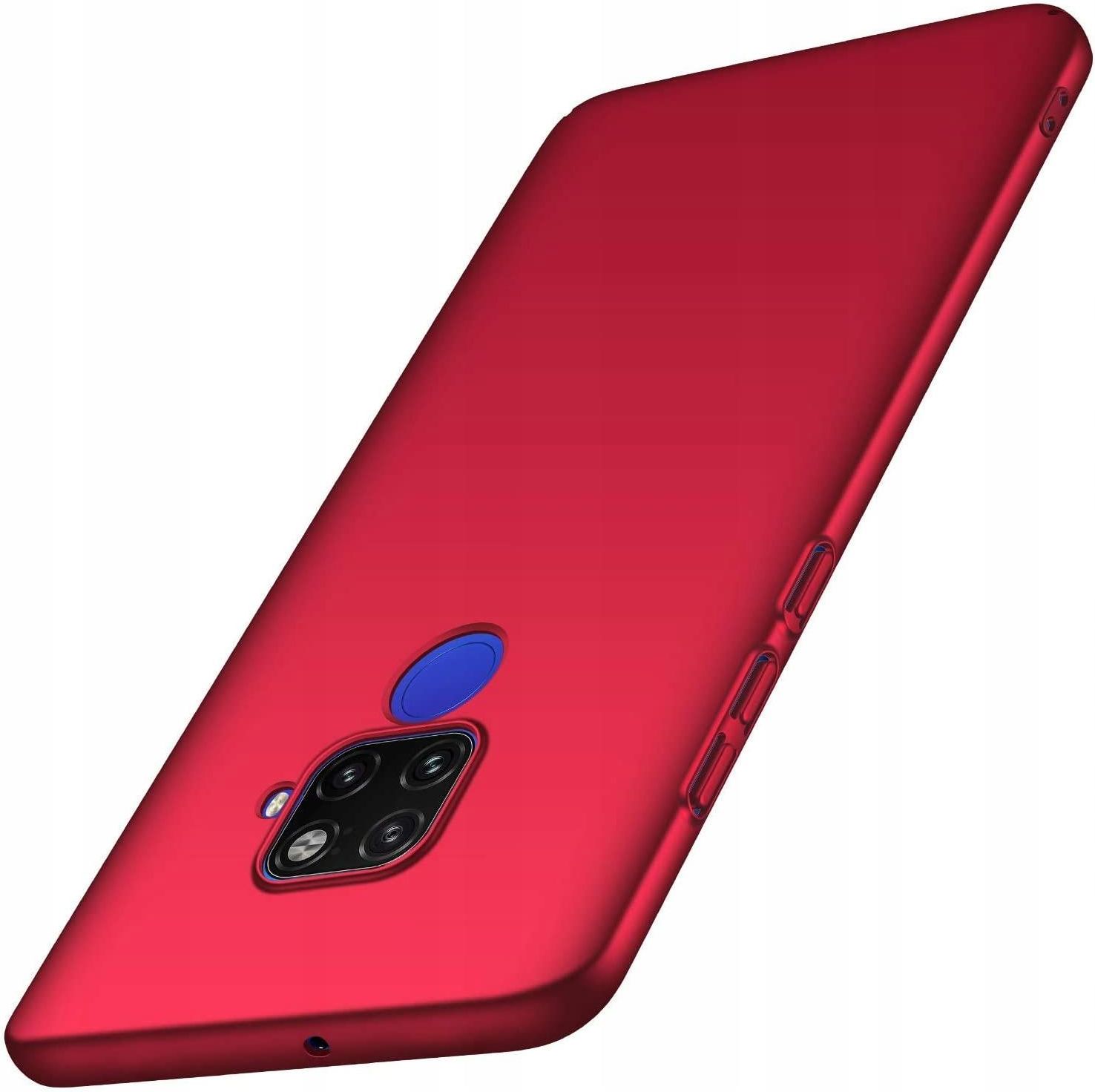 Cadorabo Custodia Libro Per Huawei MATE 30 LITE - Rossa Carminio, Con Vani Carte, Funzione Stand E Chiusura Magnetica