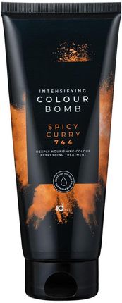 Idhair Colour Bomb Odżywka Koloryzująca Z Keratyną I Wit. B5 744 Pikantne Curry 200 ml