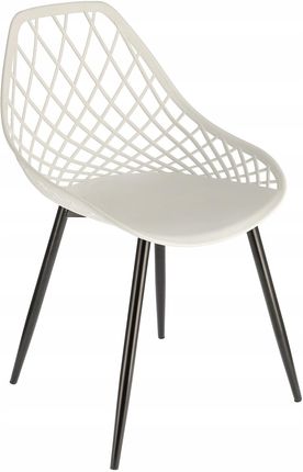 Krzesło Białe Decor Azure Design White Black 14339332869