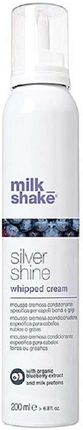 Milk Shake Silver Shine Whipped Cream Odżywka Krem Bez Spłukiwania Do Włosów Na Żółte Odcienie 200 ml