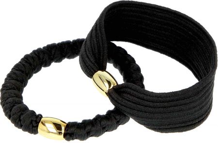 By Lyko Hair Ties Twisted & Fla Black Gumki Do Włosów