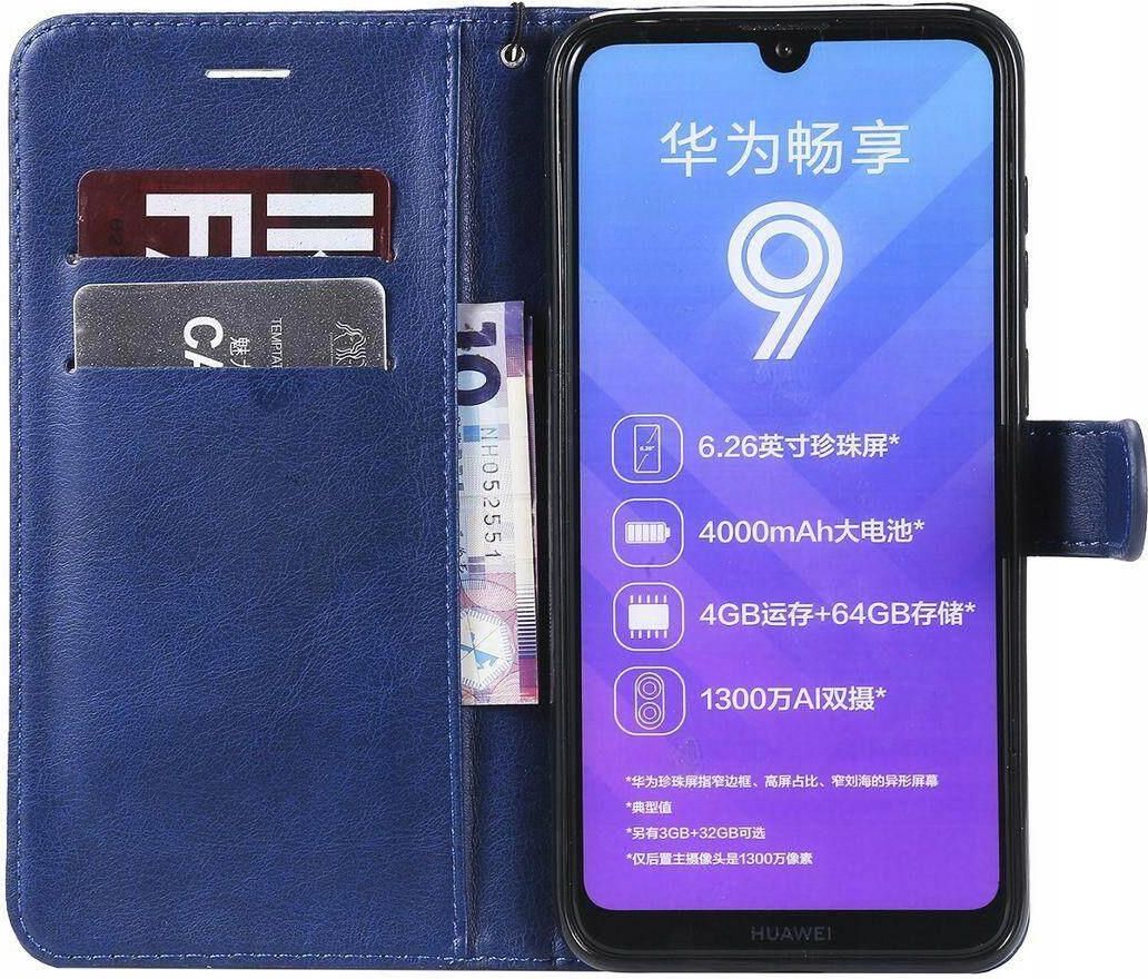 Housse étui Livre Pour Huawei Y7 2019 / Y7 Prime 2019 - Style Book, Protection Complète - Noir
