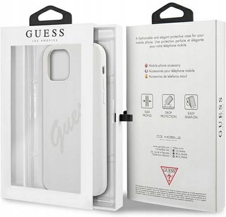 Etui do iPhone 12/12 Pro Guess GUHCP12MLSVSBF
