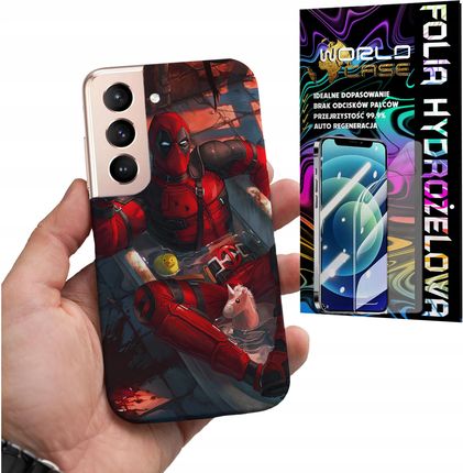 Etui Do Samsung S22+ Plus Deadpool Marvel Filmowe Folia