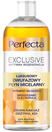 Perfecta Exclusive Luksusowy Dwufazowy Płyn Micelarny 400Ml