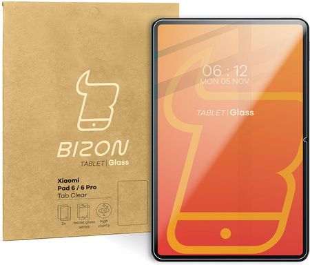 Bizon Szkło Hartowane Ochronne Na Tablet Do Xiaomi Pad 6/6 Pro