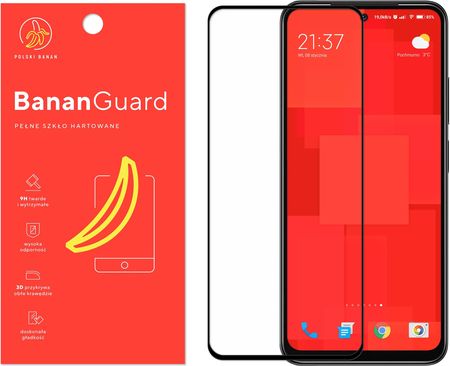Polski Banan Szkło Hartowane 3D Bananguard Pełne Do Xiaomi Redmi Note 12S