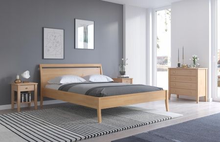 Łóżko Sypialniane Drewniane 180×200Cm Agava 501