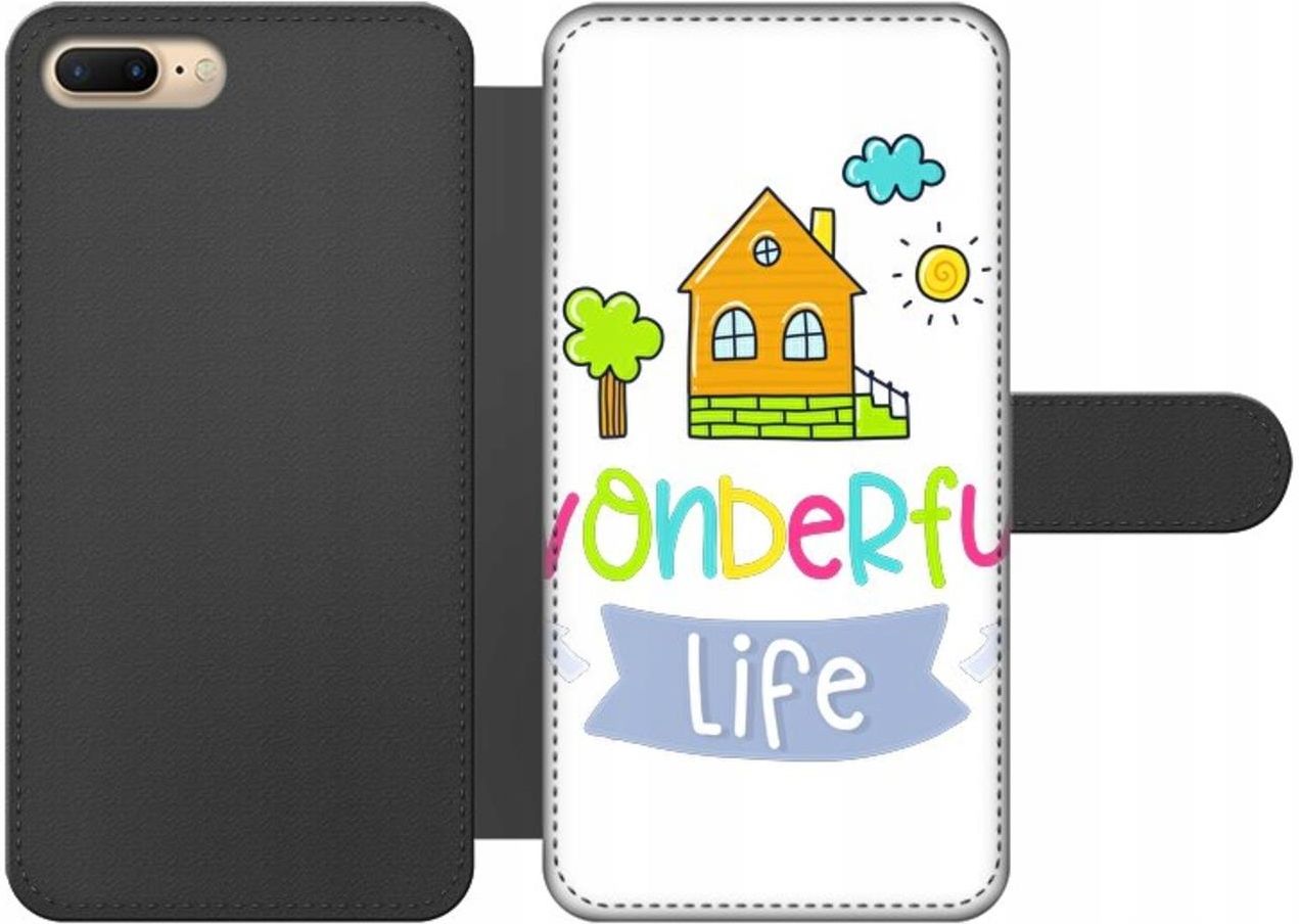 Wallet case Apple iPhone 7 Plus Wonderful Life - Etui na telefon, ceny i  opinie - Ceneo.pl