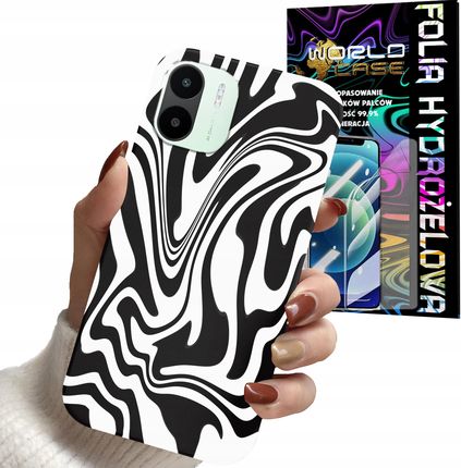 Etui Do Xiaomi Redmi A2 Abstrakcja Zebra Modne Dla Kobiet Folia