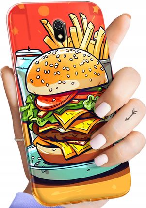 Etui Do Xiaomi Redmi 8A Hamburger Burgery Fast-food Jedzenie Obudowa
