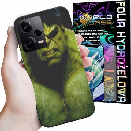Etui Do Xiaomi Note 12 Pro 5G Avengers Iron Men Kapitan Ameryka Folia