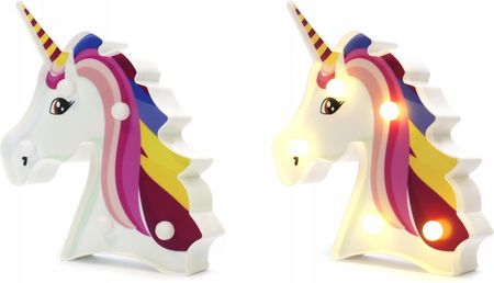 Lampka Nocna 3D Dekoracyjna Jednorożec Unicorn