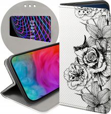 Etui Z Klapką Do Zte Axon 7 Mini Beżowe Kremowe Ecru Futerał Case
