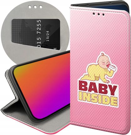 Etui Z Klapką Do Huawei P8 Lite Ciążowe Pregnant Baby Shower Futerał