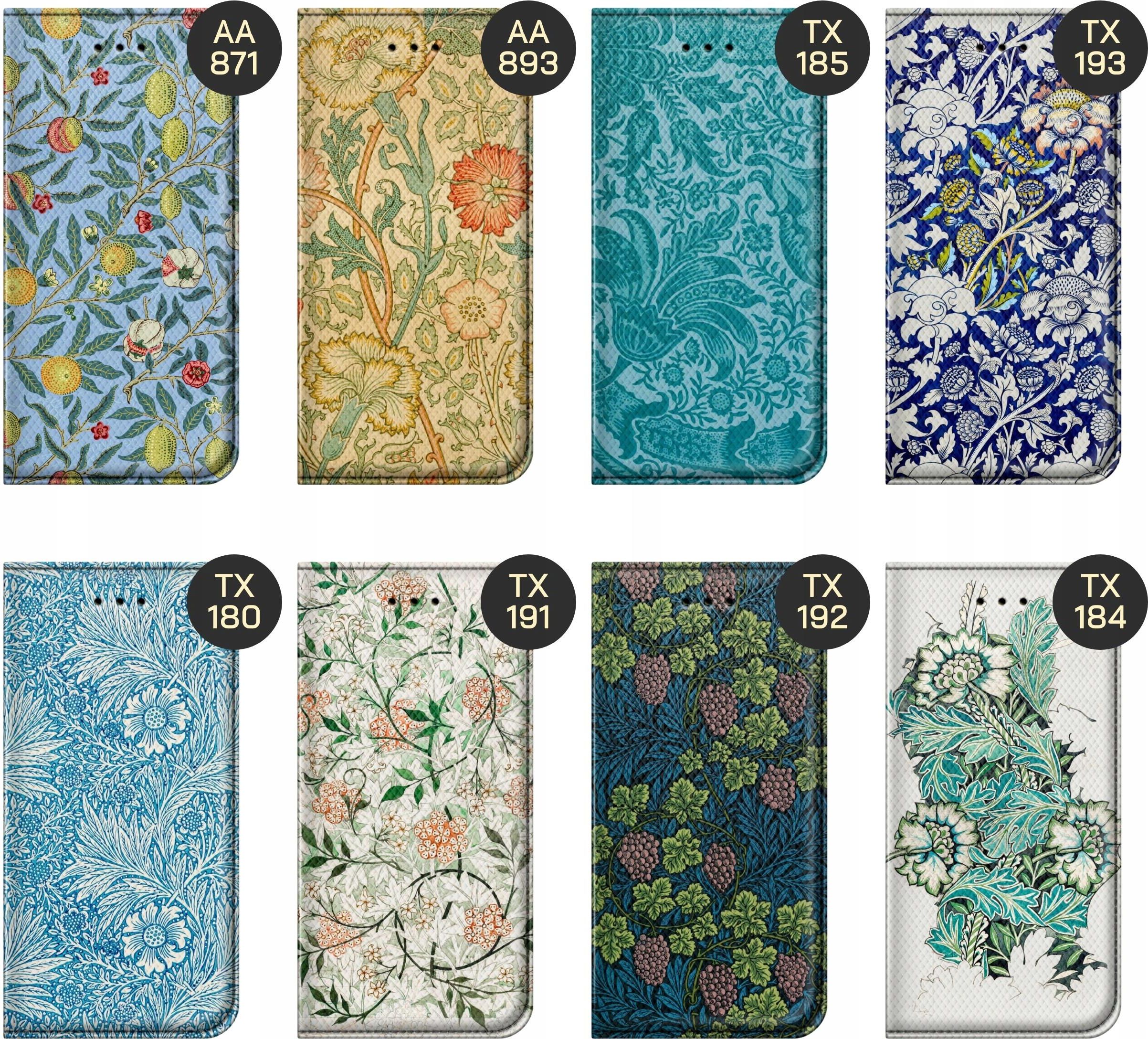 Etui Z Klapką Do Oppo A78 4G William Morris Arts And Crafts Tapety