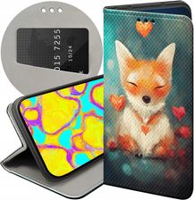 Etui Z Klapką Do Zte Blade V8 Liski Lisy Fox Futerał Pokrowiec Case