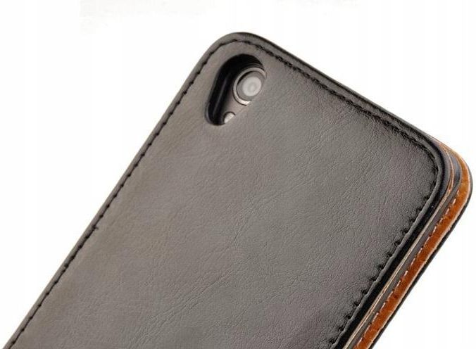 Cadorabo Cover Flip Per Sony Xperia XA Ultra Con Chiusura Magnetica - Nero Notte, Pelle Sintetica - 2