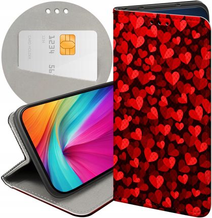 Etui Z Klapką Do Nokia G60 Walentynki Miłość Serce Futerał Pokrowiec