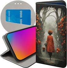 Etui Z Klapką Do Zte Axon 7 Mini Jesień Liście Autumn Futerał Case