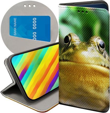 Etui Z Klapką Do Motorola Moto G54 5G Żabka Żaba Frog Futerał Case