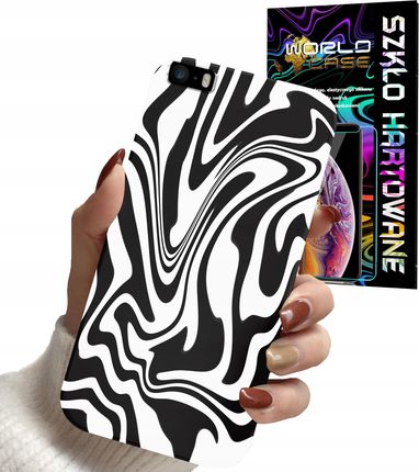 Etui Do Iphone Se 2020 Abstrakcja Zebra Modne Dla Kobiet +szkło
