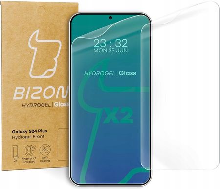 Bizon Folia Hydrożelowa Na Ekran Do Galaxy S24 Plus Hydrogel 2 Sztuki