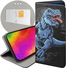 Etui Z Klapką Do Zte Blade V8 Dinozaury Reptilia Prehistoryczne