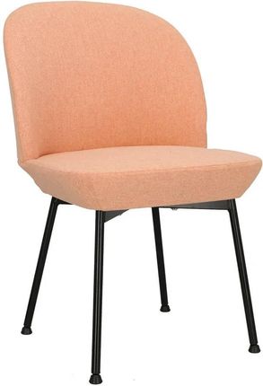 Elior Różowe Krzesło Tapicerowane Metalowe Zico 3X 34594