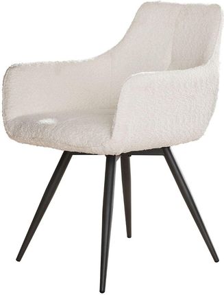 Nl Home Krzesło Moyen Boucle Biały 10030