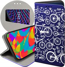 Etui Z Klapką Do Zte Blade V8 Rowerowe Z Rowerem Kolarz Futerał