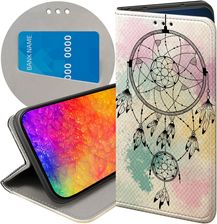 Etui Z Klapką Do Zte Blade V8 Boho Łapacz Snów Pióra Futerał Case