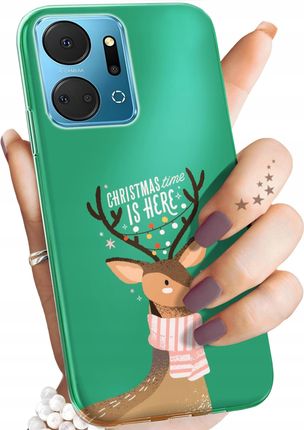 Etui Do Huawei Honor X7A Świąteczne Christmass Święta Obudowa Case
