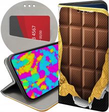 Etui Z Klapką Do Zte Blade V8 Czekolada Choco Słodycze Futerał Case