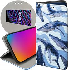 Etui Z Klapką Do Zte Blade V8 Morze Fale Woda Aqua Futerał Case
