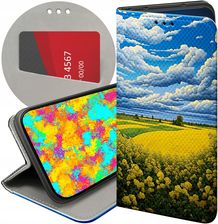 Etui Z Klapką Do Zte Blade V8 Chmury Niebo Błękit Futerał Pokrowiec