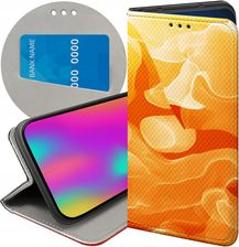 Etui Z Klapką Do Zte Blade V8 Pomarańczowe Pomarańcze Orange Case