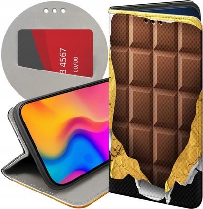 Etui Z Klapką Do Huawei P8 Lite Czekolada Choco Słodycze Futerał Case