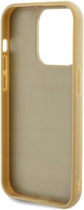 Guess Disco Metal Script - Etui iPhone 14 Pro Max (złoty) - zdjęcie 3