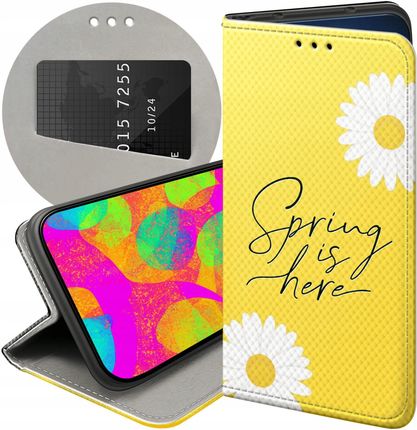 Etui Z Klapką Do Motorola Moto G54 5G Wiosna Wiosenne Spring Futerał